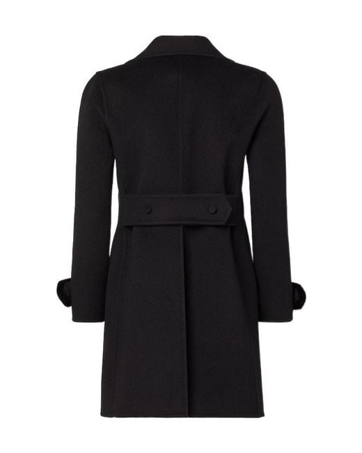 Fendi Black Wool Coat