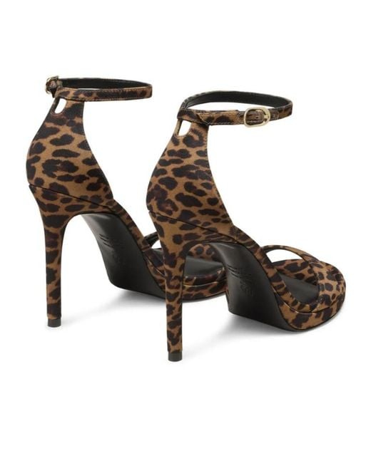 Stuart Weitzman Metallic Nudist Platform