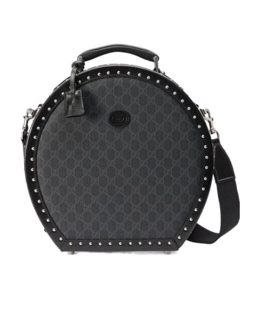 Gucci Black Gg Small Travel Bag