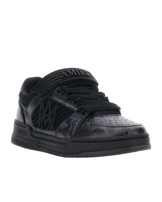Amiri Black Round-Toe Sneakers for men
