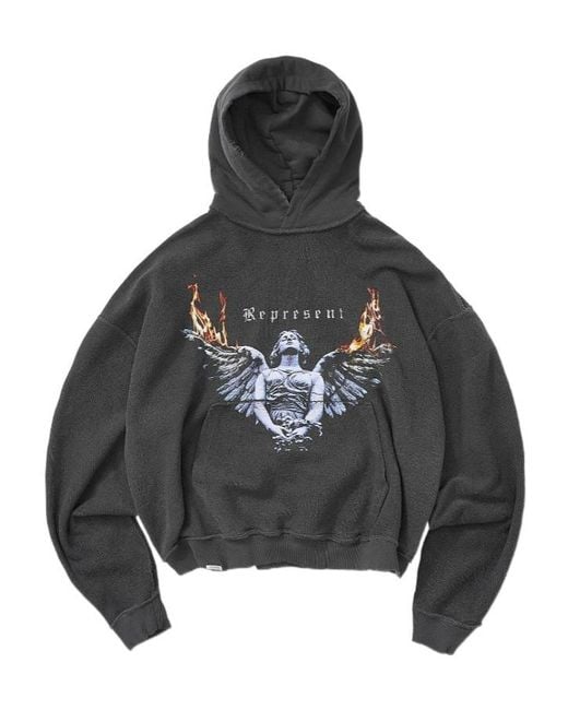 Represent Black Reversible Living Legacy Tour Hoodie for men