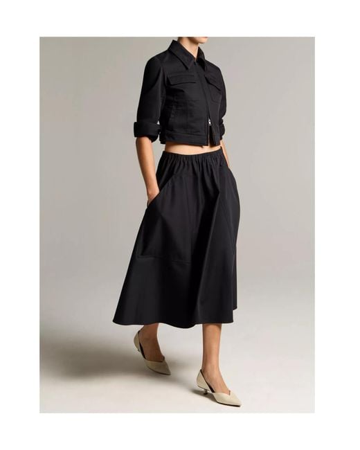Vince Black Pocket Skirt