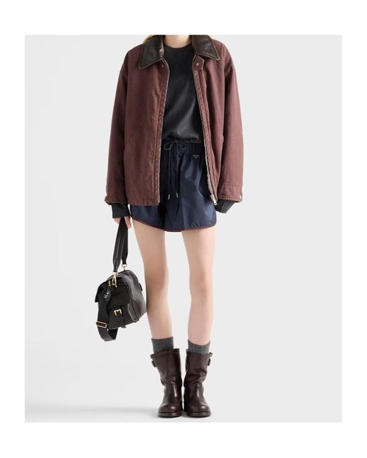 Prada Black Long-Sleeved Wool And Cashmere T-Shirt