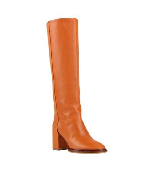 Chloé Brown Minimal Ankle Boots