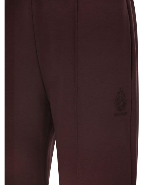 Dondup Purple Wide Leg Sweatpants