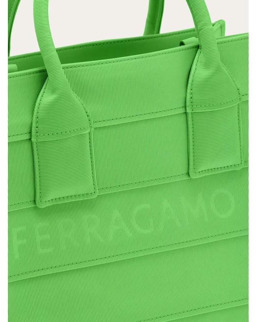 Ferragamo Green Logo Shoulder Bag