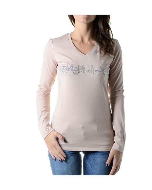 Armani Jeans Gray Logo Detail T-Shirt