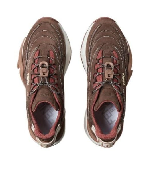 Fendi Brown Sneakers
