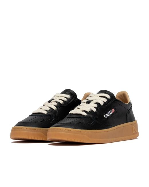 Autry Black Low-Top Sneakers