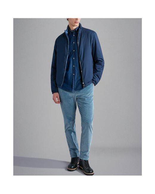Paul & Shark Blue Long Sleeved Denim Shirt for men