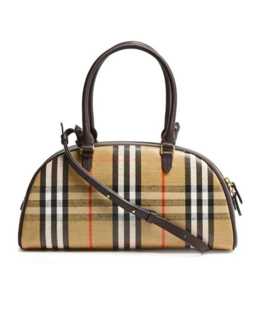 Burberry Natural Highlands Bowling Bag