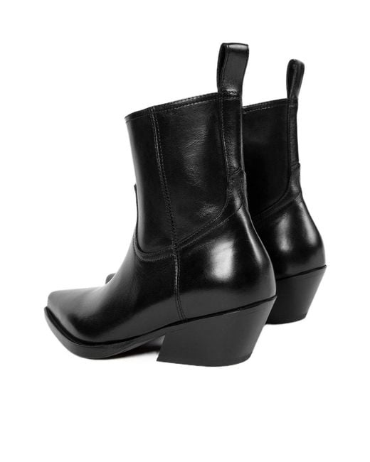 Ann Demeulemeester Black Imme Pointy Ankle Boots