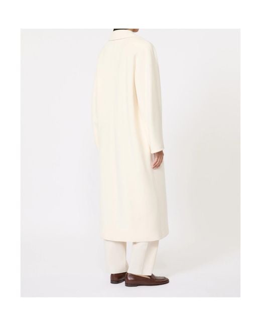 Max Mara Natural Madame Double-Breasted Belted Coat