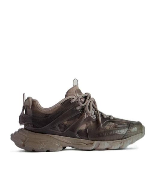 Balenciaga Brown Track Jelly Sneakers