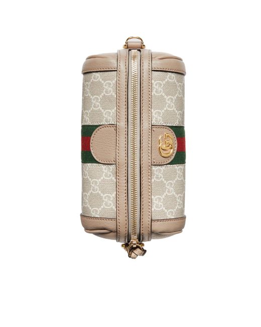 Gucci Multicolor Ophidia Gg Plaque Mini Shoulder Bag