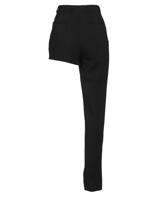 Dolce & Gabbana Black Solid Color Suit Pants