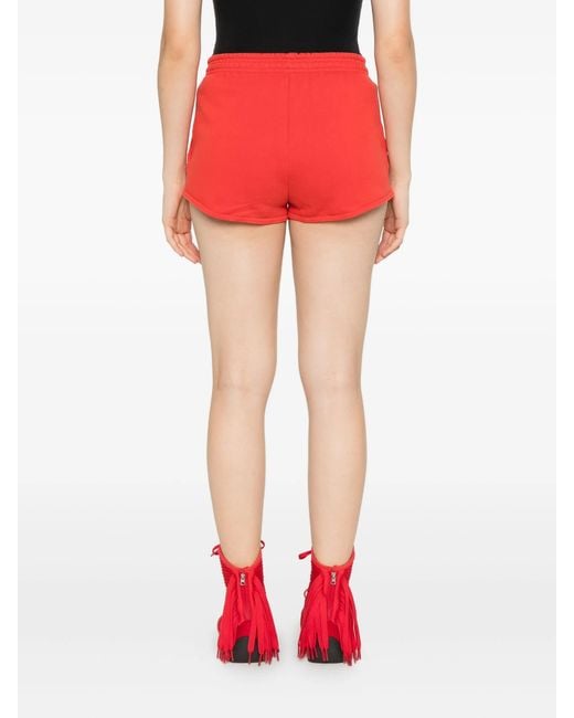 Entire studios Red Elastic Waist Shorts