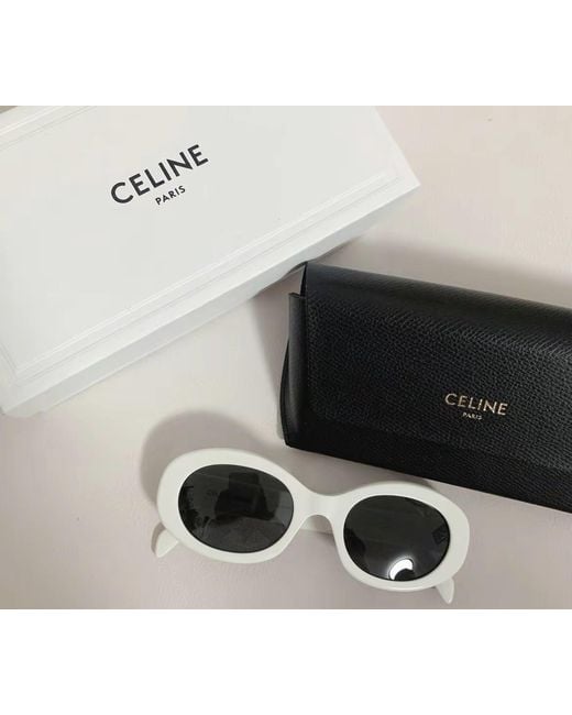 Céline White Triomphe 01 Sunglasses