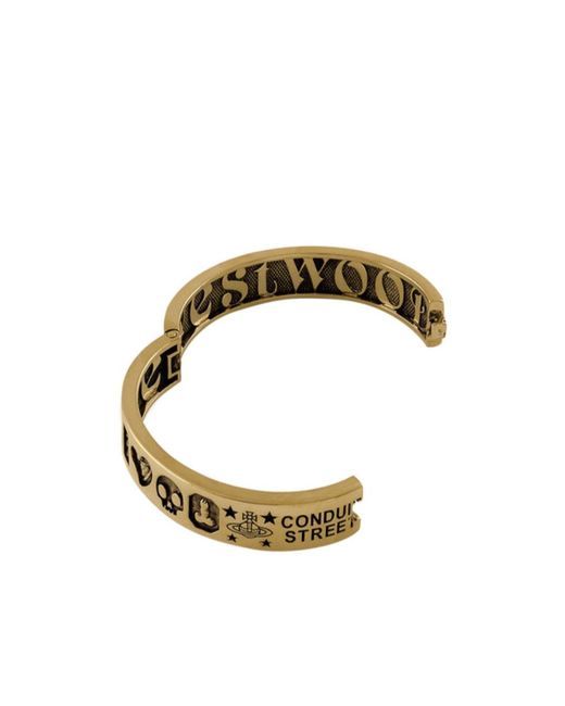 Vivienne Westwood Metallic Lancelot Bangle for men