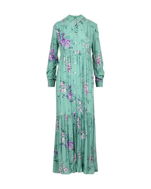 Aniye By Green Printed Pattern Dress
