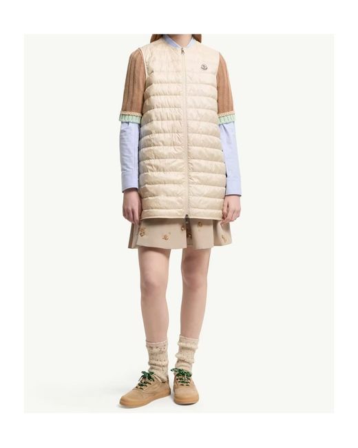 Moncler Natural Hooded Pocket Down Parka