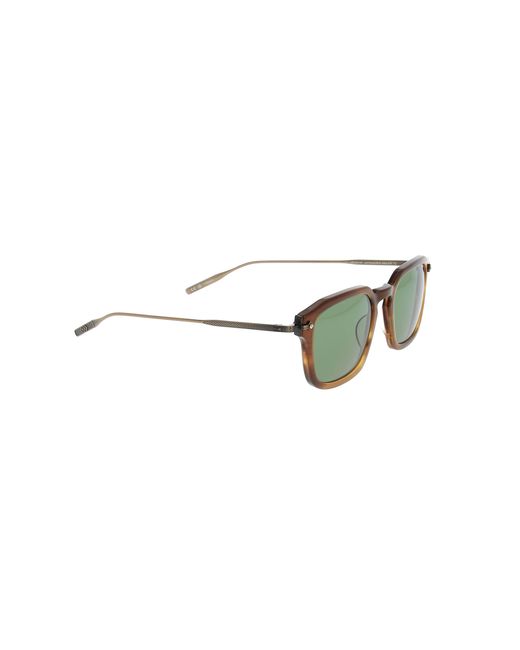 Barton Perreira Green Nolan Sqaure Frame Sunglasses for men