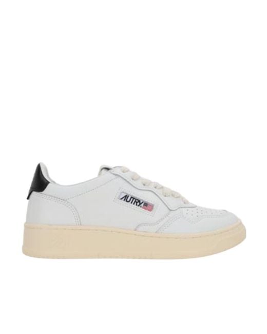 Autry White Tie Low-Top Sneakers for men