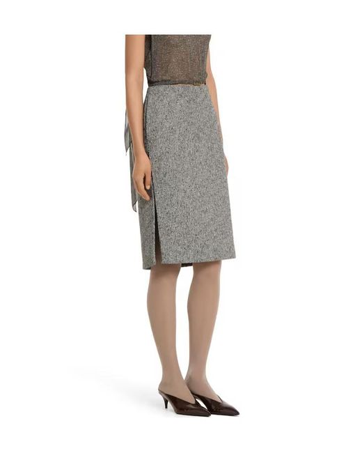 Gucci Gray Classic Skirt