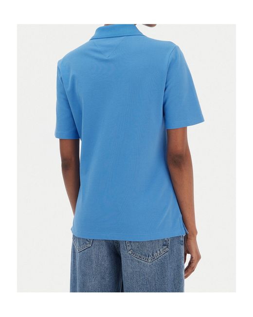 Tommy Hilfiger Blue Short-Sleeved Polo Shirt
