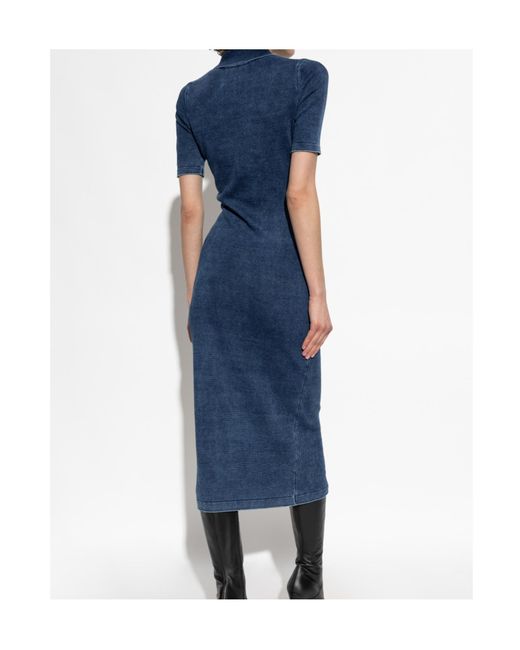 DIESEL Blue M-Fenny Denim Button-Up Dress