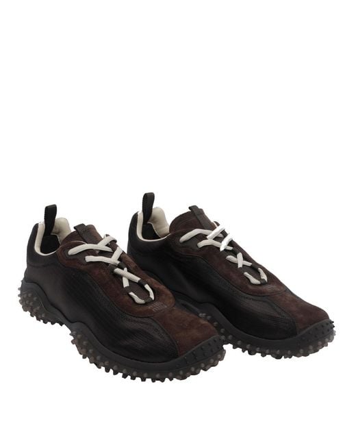 Miu Miu Black Lace-Up Sneakers