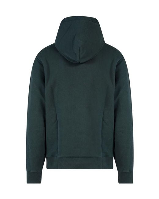 Ambush Green Logo Embroidered Embellished Hoodie for men