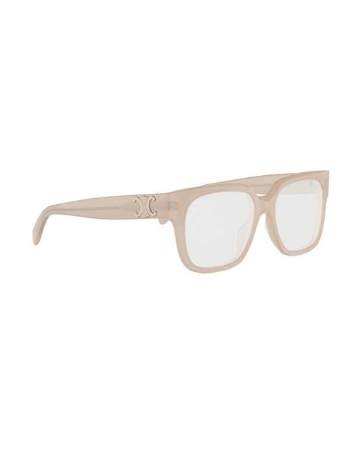 Céline White Full Frame Plain Mirror