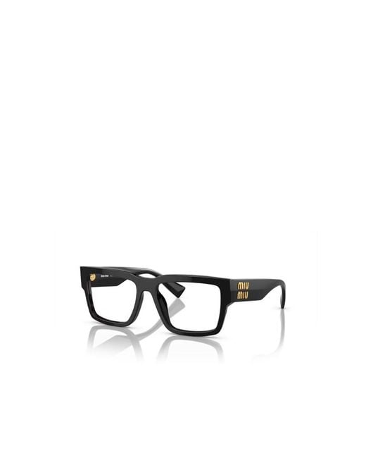 Miu Miu White Eyewear Square-Frame Glasses