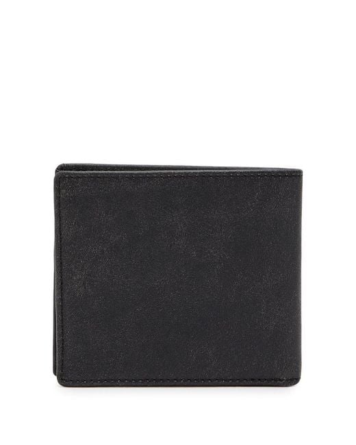 Vivienne Westwood Black Orb Leather Wallet for men