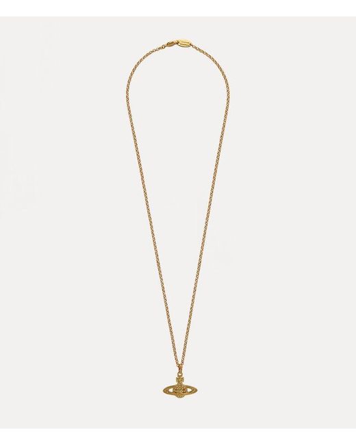Vivienne Westwood White Orb Pendant Necklace