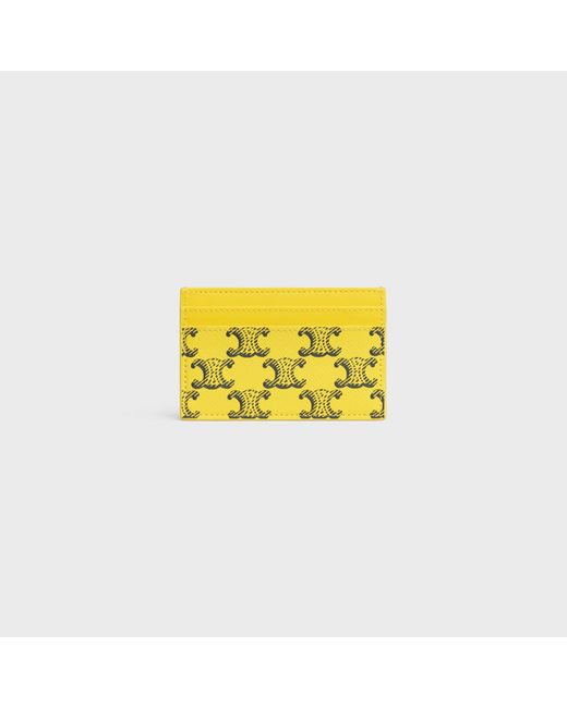 Céline Yellow Card Holder for men