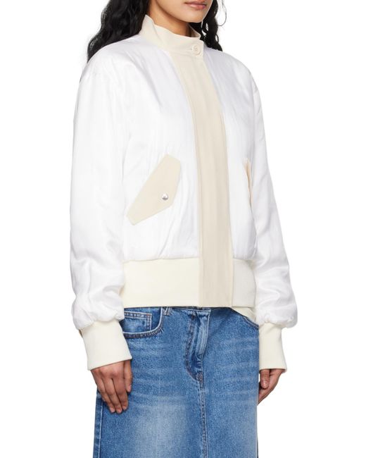 Helmut Lang Natural Stitched Double-Sided Jacket