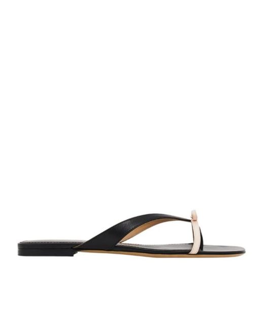 Ferragamo White Mini Bow Flip Flop