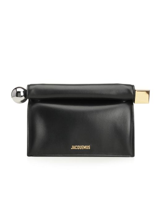 Jacquemus Black Rond Carré Clutch