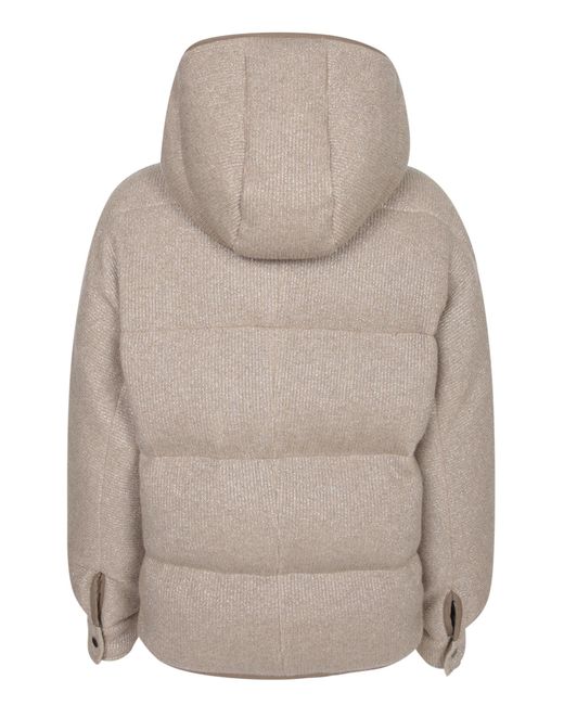 Brunello Cucinelli Brown Down Jackets