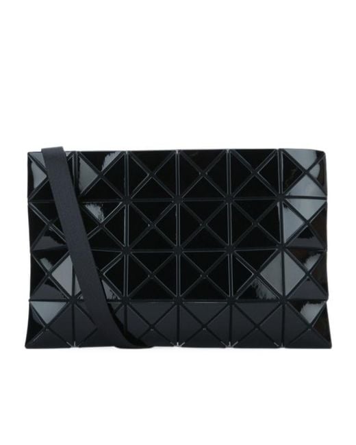 Issey Miyake Black Lucent Geometric Tote Bag