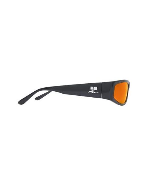 Courreges Red Tech Sunset Sunglasses