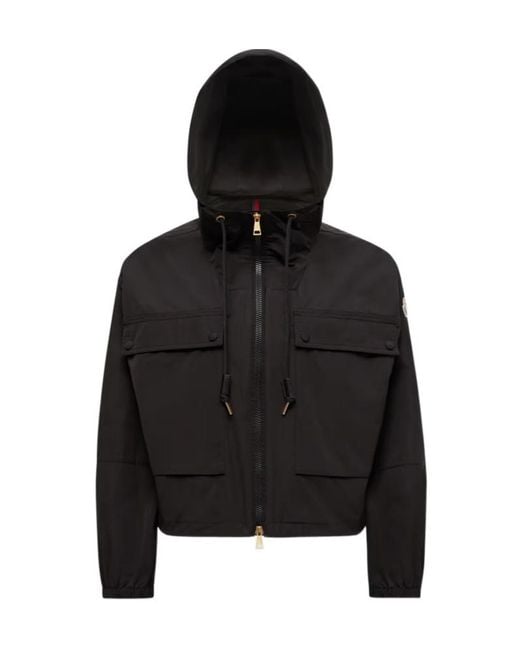 ジャケット MONCLER 'Sauvan' parka Light Beige Sauvan Hooded Parka - Windbreakers & Raincoats
