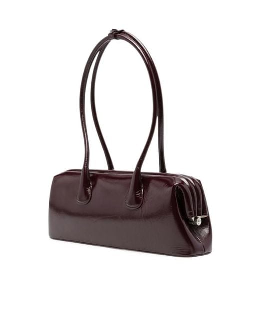 OSOI Brown Dual-Handle Shoulder Bag