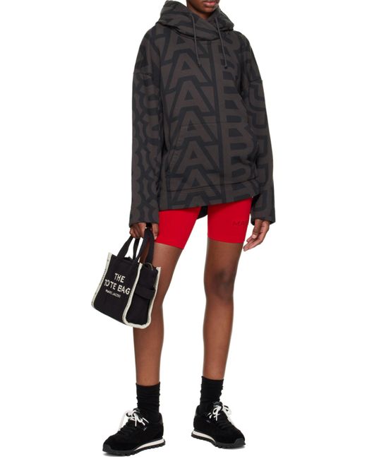 Marc Jacobs Black Monogram Oversized Hoodie