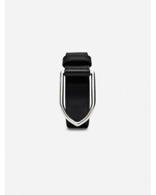 Jacquemus White The Bambino Buckled Belt for men
