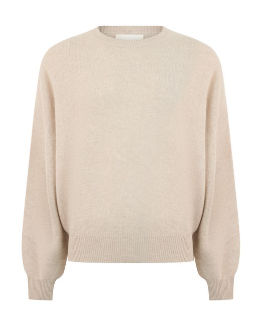 Lisa Yang Natural Relaxed Crew Neck Sweater