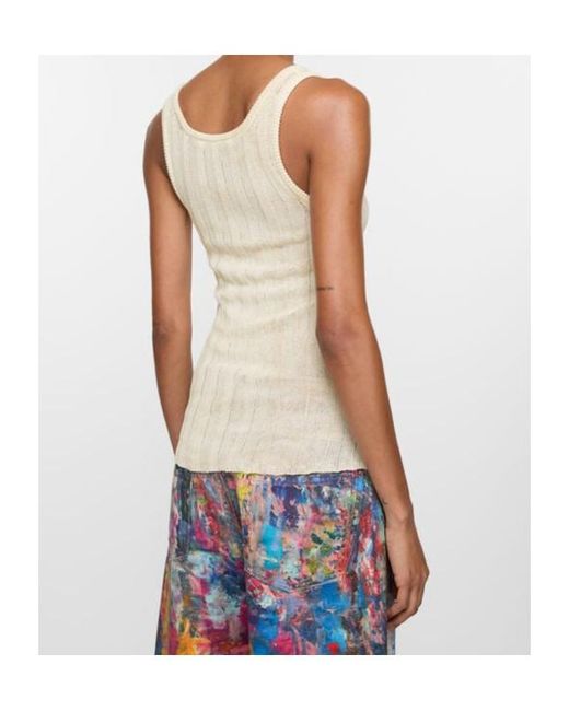 Acne Natural Tank Top