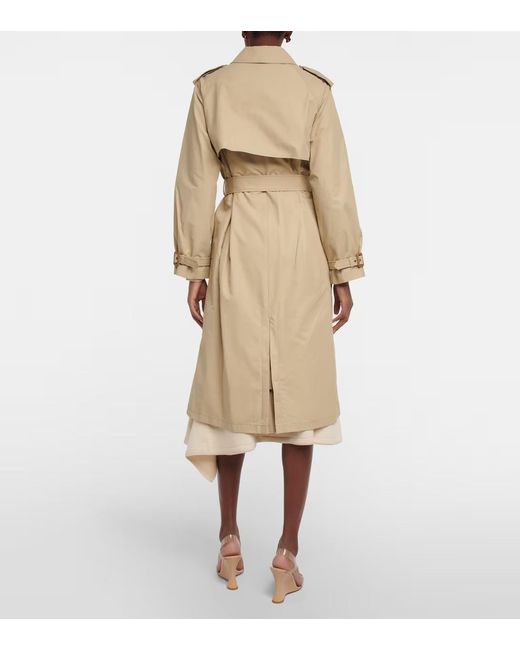Nili Lotan Natural Long Trench Coat